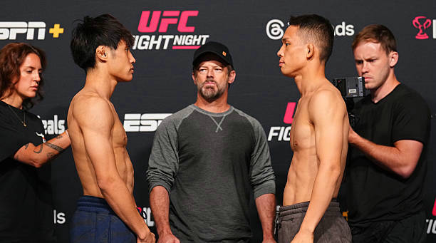 UFC格斗之夜：平良达郎vs朴成炫！赛前称重