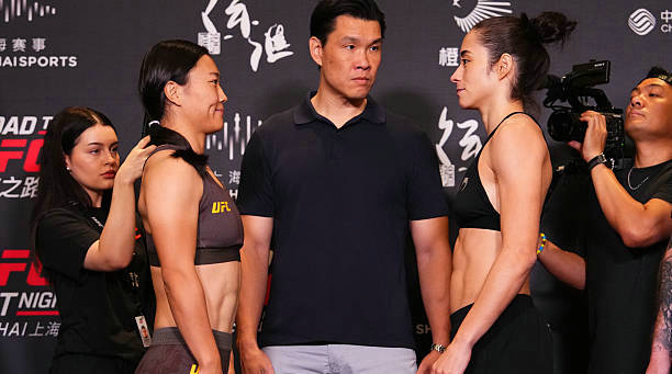 UFC上海站精英之路赛前称重！中国力量明晚开打