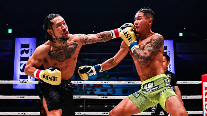 袁鹏杰加时赛点数告负无缘RISE金腰带