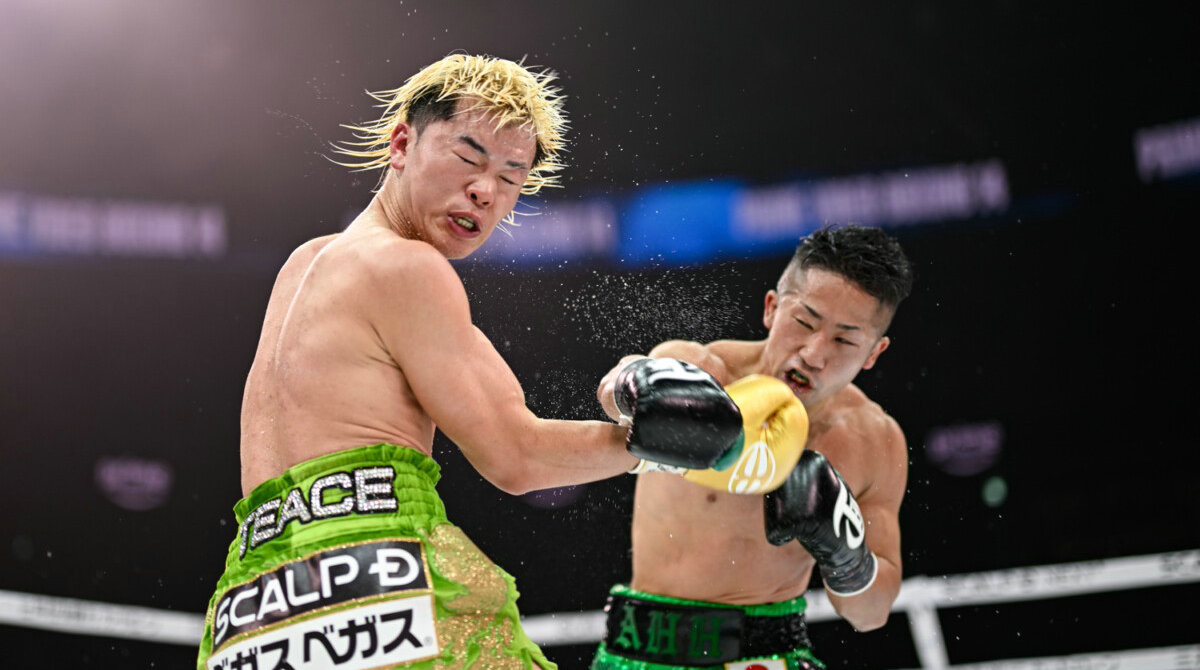 井上拓真战胜那须川天心夺得WBC世界冠军金腰带