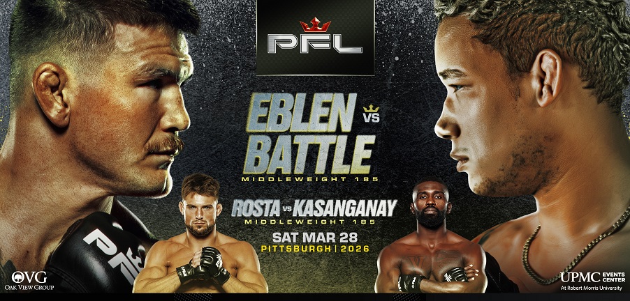 3月29日PFL：强尼·埃伯伦vs莱恩·巴特