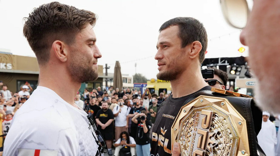 PFL迪拜站：努马戈梅多夫vs戴维斯！赛前称重