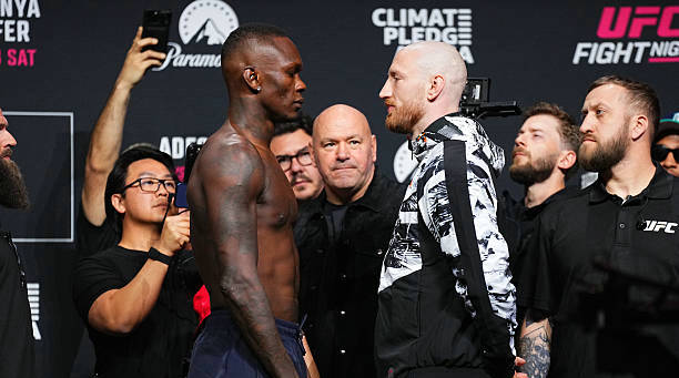 UFC格斗之夜：阿迪萨亚vs派弗！赛前称重