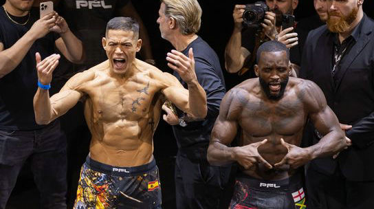 PFL马德里站赛前称重!中量级冠军战领衔