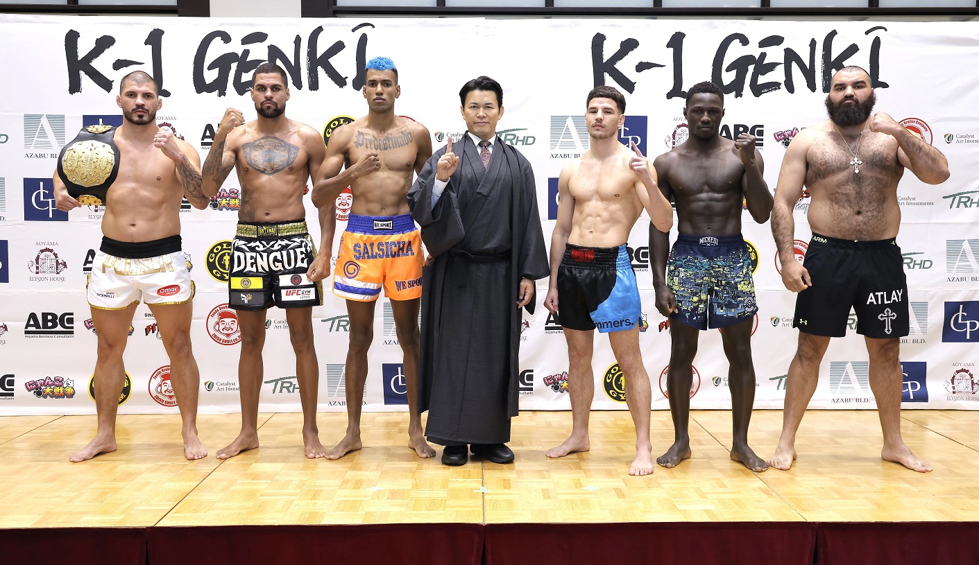 K-1赛前称重！三场冠军金腰带头衔战领衔