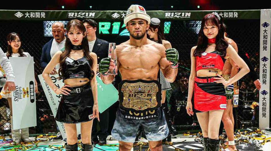 沙伊杜拉耶夫与萨巴特罗卫冕RIZIN冠军金腰带