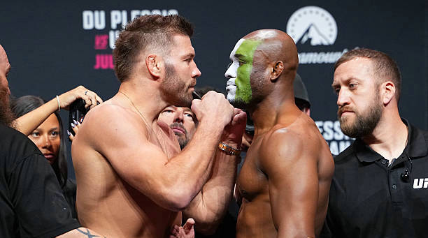 UFC格斗之夜：杜·普莱西斯vs乌斯曼！赛前称重
