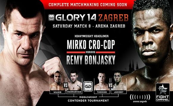 GLORY14:克罗地亚3月比赛敲定