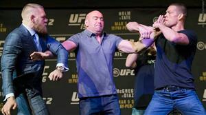UFC196赛前发布会火爆!迪亚兹兄弟险些群殴麦格雷戈(视频)