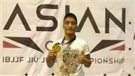 中国MMA名将阿木日吉日嘎拉夺得柔术公开赛冠军